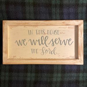 Small Bible Verse Sign.